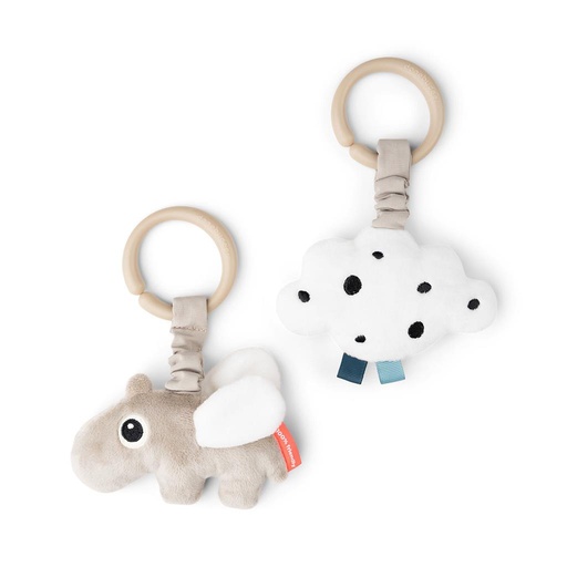 Hanging toy (2pcs) Happy clouds sand 