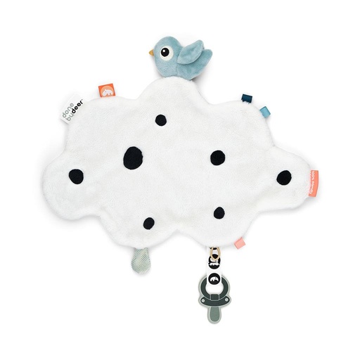 Tissu pour mannequin Nuages heureux blue 