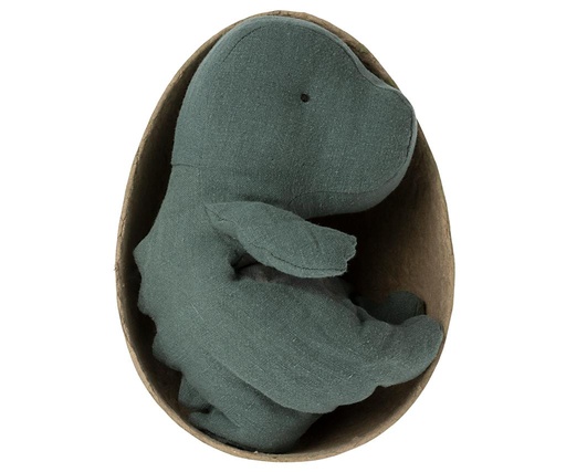 Gantosaurus in egg small dark petrol  