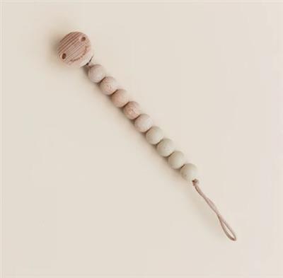 Pacifier chain Nova beech biscuit 