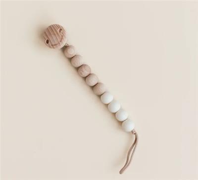 Pacifier chain Nova beech milk 