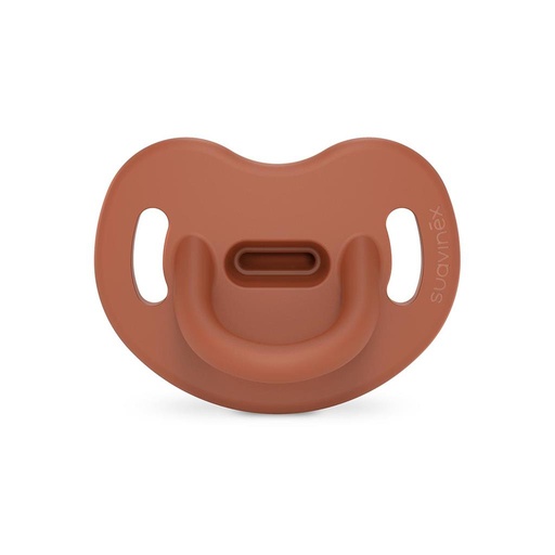 Fopspeen 0-6m (silic.) Essence brick red