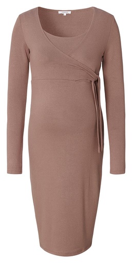 Borstvoedingsjurk Asa deep taupe 