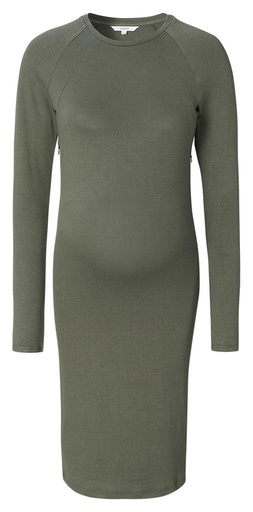 Borstvoedingsjurk Zane olive 