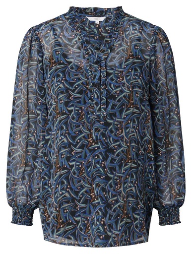 Borstvoedingsbloes Foggia black olive 