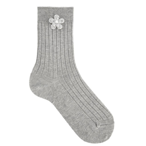Knitted socks aluminium 