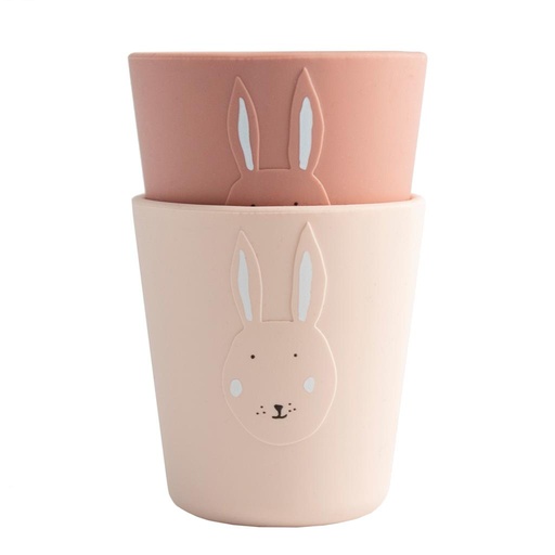 Cup silicone (2-pack) mrs. rabbit 