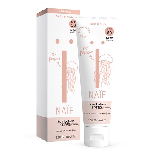 *Zonnecrème lotion SPF50 (100ml) perfume free