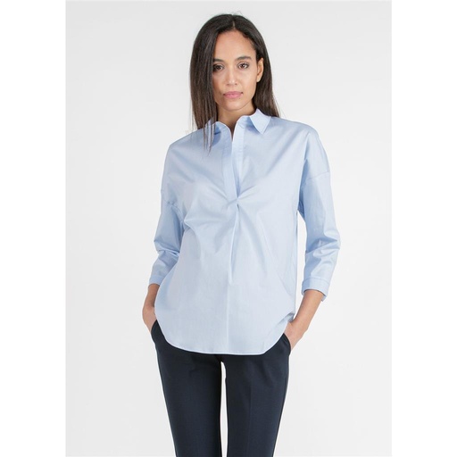 Zwangerschapsbloes Olivia lichtblauw 