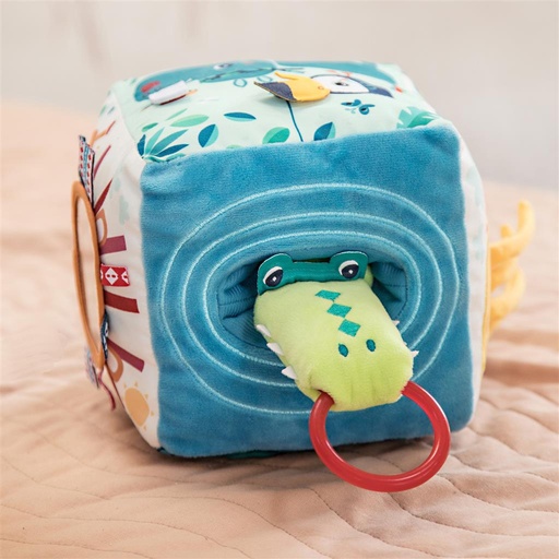 Activiteitenkubus met geluid Jungle  