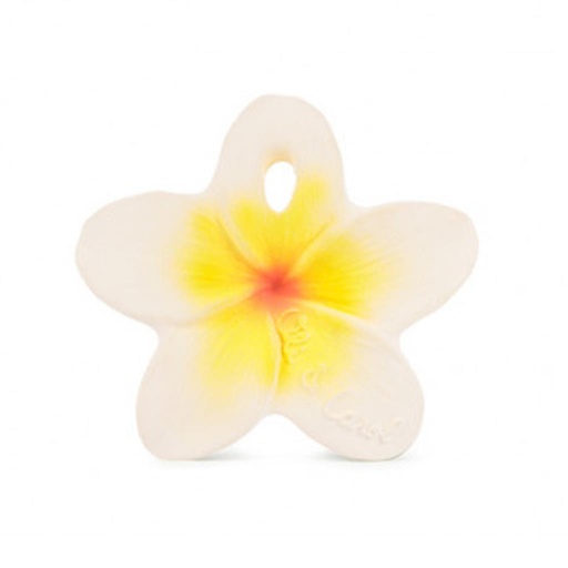 Teething ring flower white 