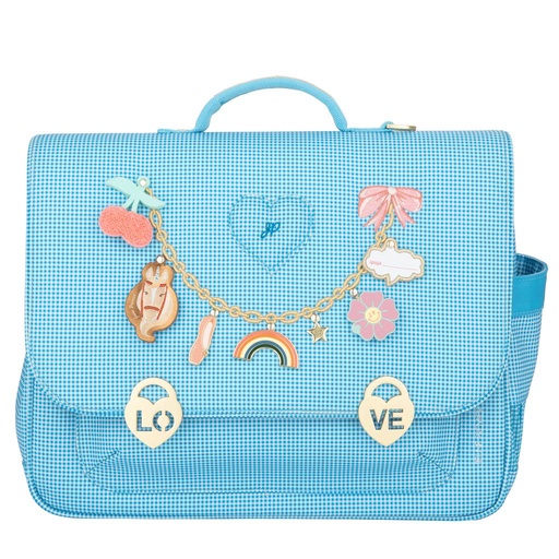 Boekentas It bag Midi vichy love blue