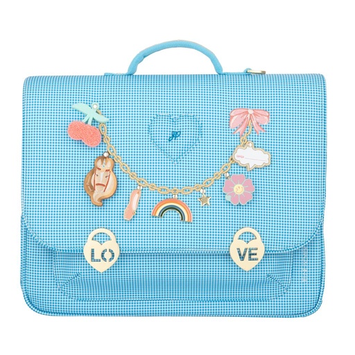 Boekentas it bag maxi vichy love blue