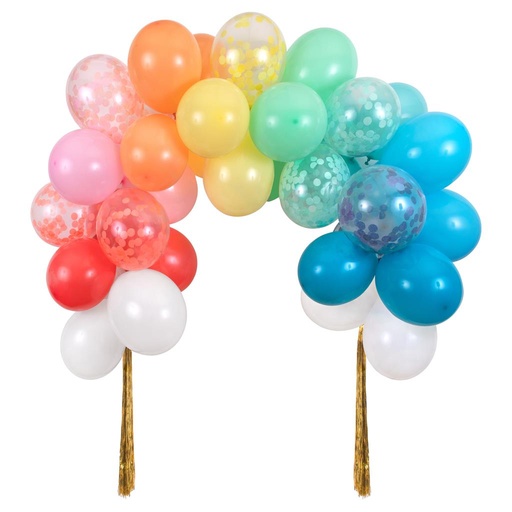 Ballonboog regenboog (40 ballonnen)  