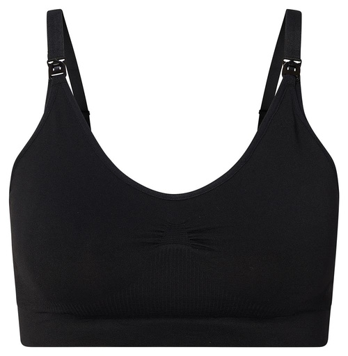 Soutien-gorge d'allaitement Hura sans couture black 