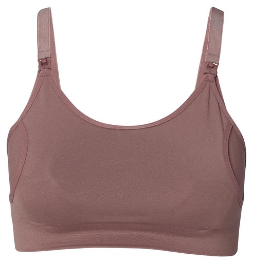 Breastfeeding bra Mae seamless deep taupe 