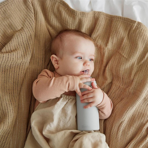 Feeding bottle glass (0m+) Elodie mineral green 