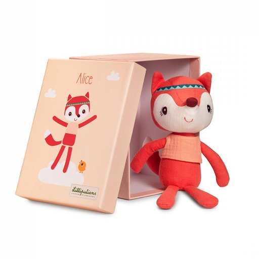 Stuffed animal Alice red