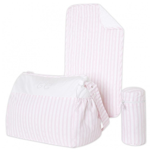 Sac à langer rose pale 