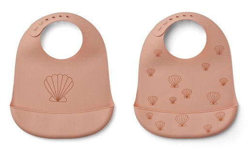 *Slab Tilda (silicone, 2 stuks) seashell / pale tuscany