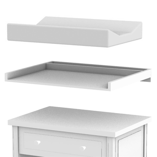 Kit de matelas à langer Gio white 