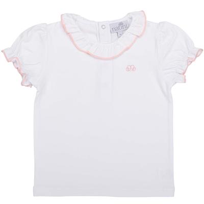 Topje white-pink 