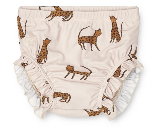 Zwembroek Mila baby printed leopard / sandy 
