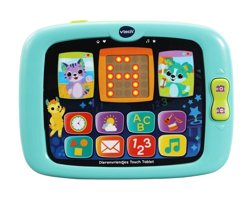 Animal friends touch tablet  