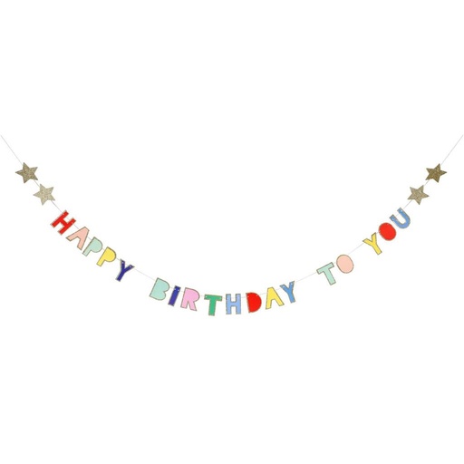 Garland happy birthday to you mini  