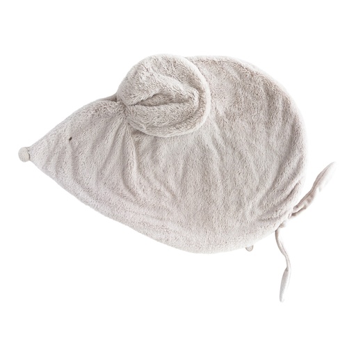 Cuddle blanket (moppie) mouse Maude greige 