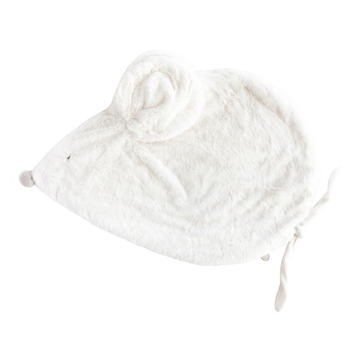 knuffeldeken muis Maude moppie 72 wit 