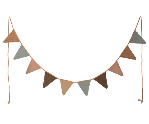 Vlaggenlijn garland oker  