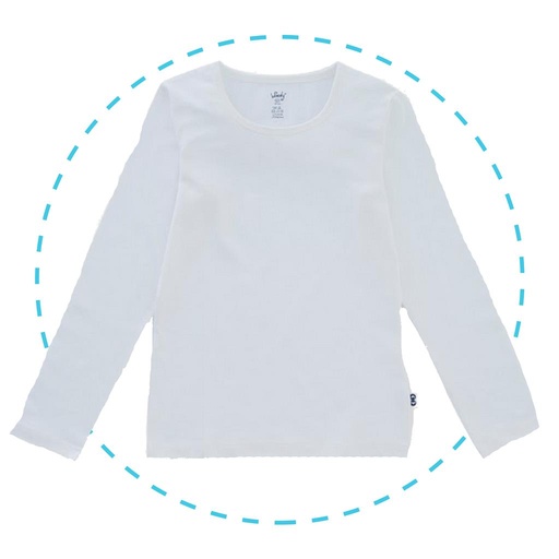 T-shirt wit 