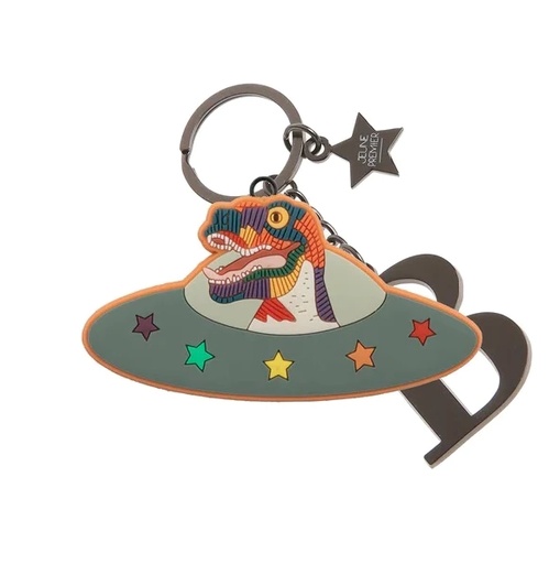 Keychain charm space invaders