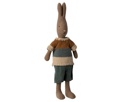 Rabbit size 2 - brown - shirt and shorts  