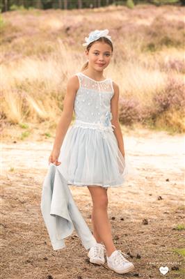 Vest silver blue 