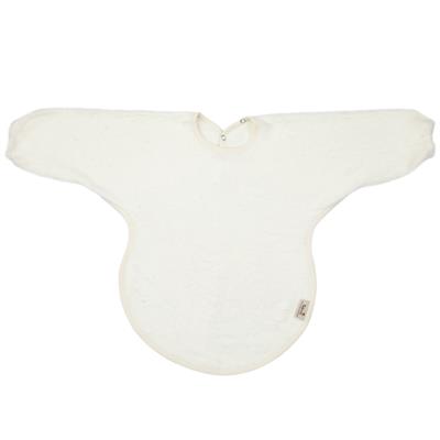 Bib with sleeves daisy white 