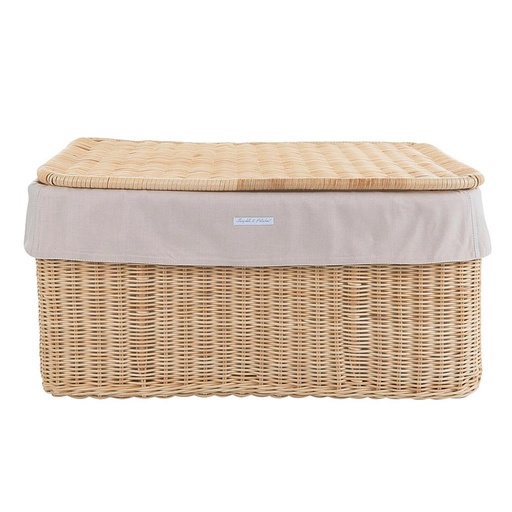 Wicker toy suitcase safari (camel) 