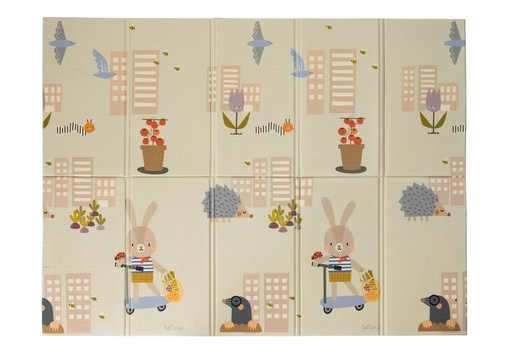 Tapis en mousse pour jardin urbain  