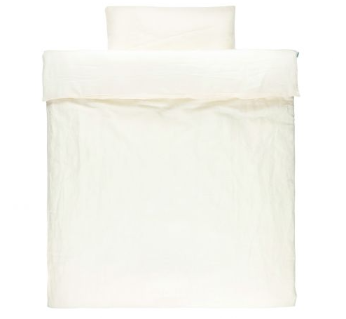 Donsovertrek+kussensloop park pure ecru 80X80