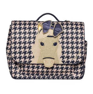 Book bag It bag Midi Houdstooth Horse 