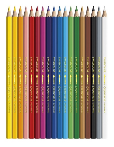 Set de 18 crayons de couleur  