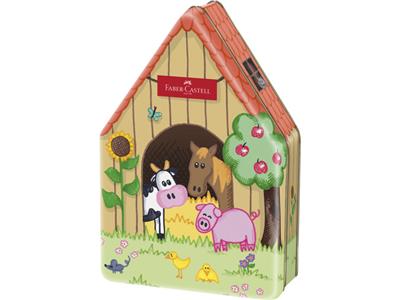 Viltstiften blik boerderij 18 stuks  