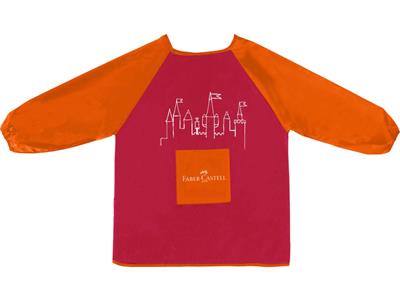 Tablier de peinture orange  
