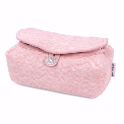 Hoes voor vochtige doekjes poetree kids chevron pink melange