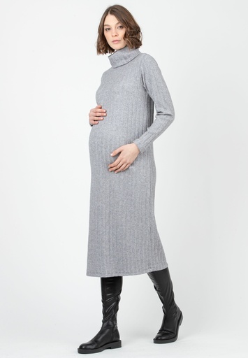 Dress Sheila Midi grijs 