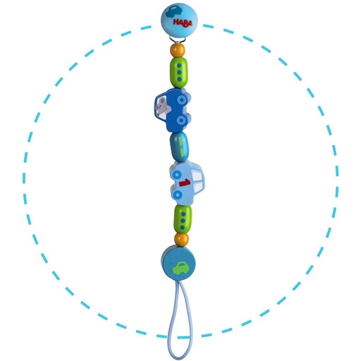 Pacifier necklace mouse on trip  