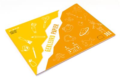 Gekleurd papier A4 36 vellen  