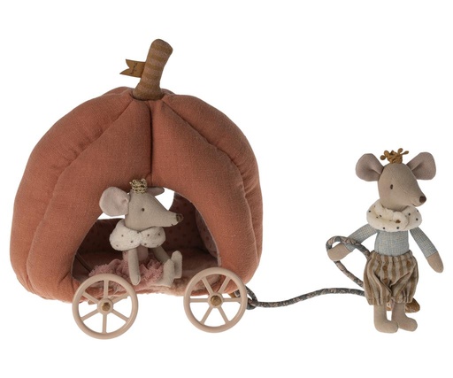 Mini pumpkin carriage 23cm  