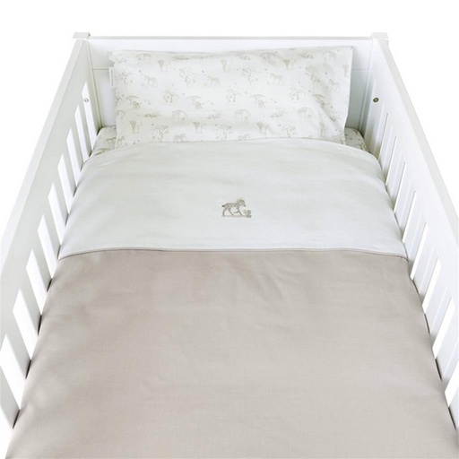 Duvet cover bed and pillowcase (100x135cm) safari (camel) 100X135